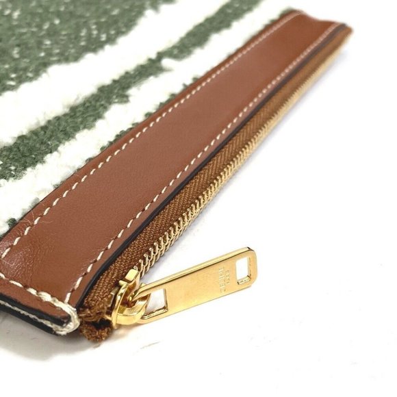 CELINE Bucket 16 (Saize) striped textile 2WAY Shoulder Hand Bag - Picture 10 of 16